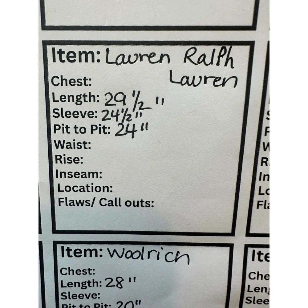 Lauren Ralph Lauren Men 44R Brown Herringbone 100% Wool Blazer Sport Coat Jacket